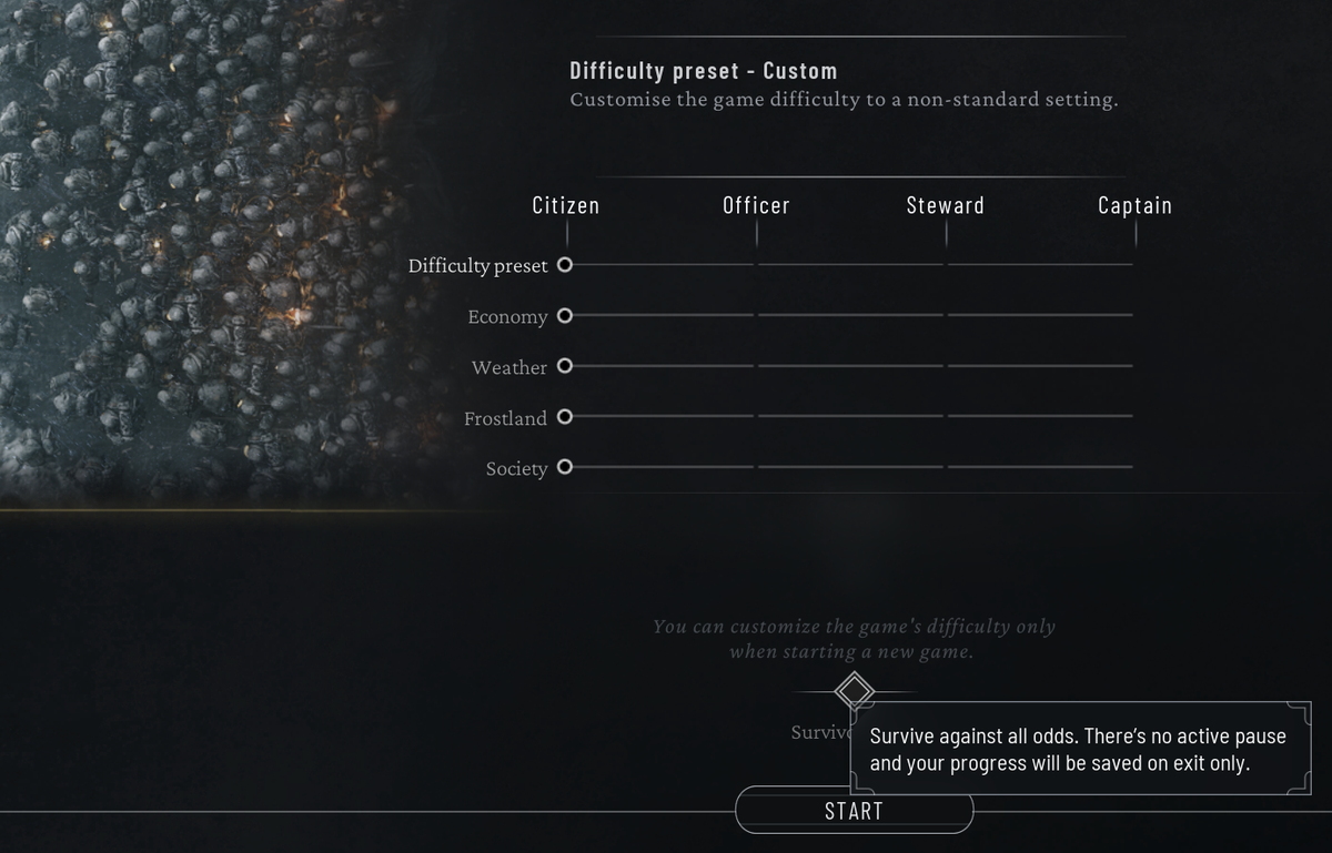 Frostpunk 2 - difficoltà