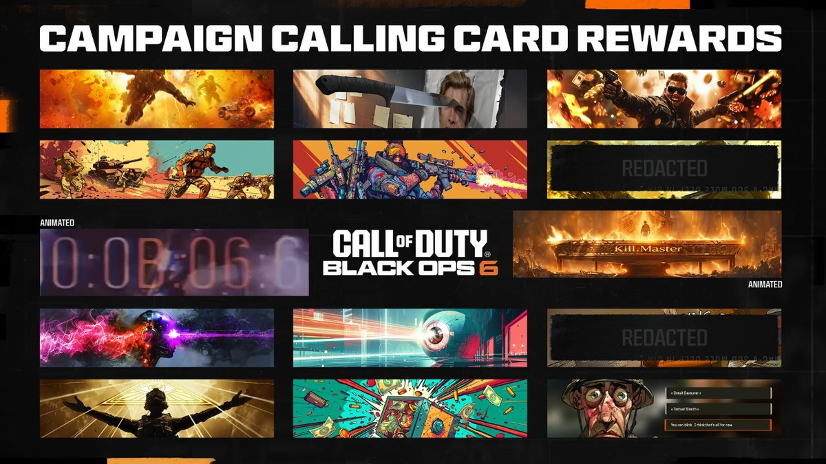 Call of Duty: Black Ops 6 - Biglietti da visita per il completamento delle sfide