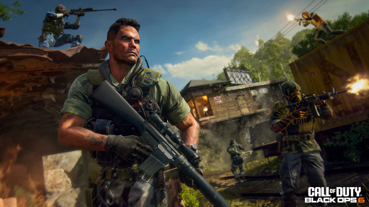 Soldati in azione in una scena del videogioco Call of Duty: Black Ops 6.