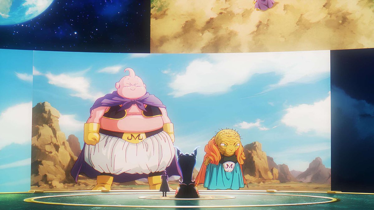 Una scena dal primo episodio di Dragon Ball Daima.