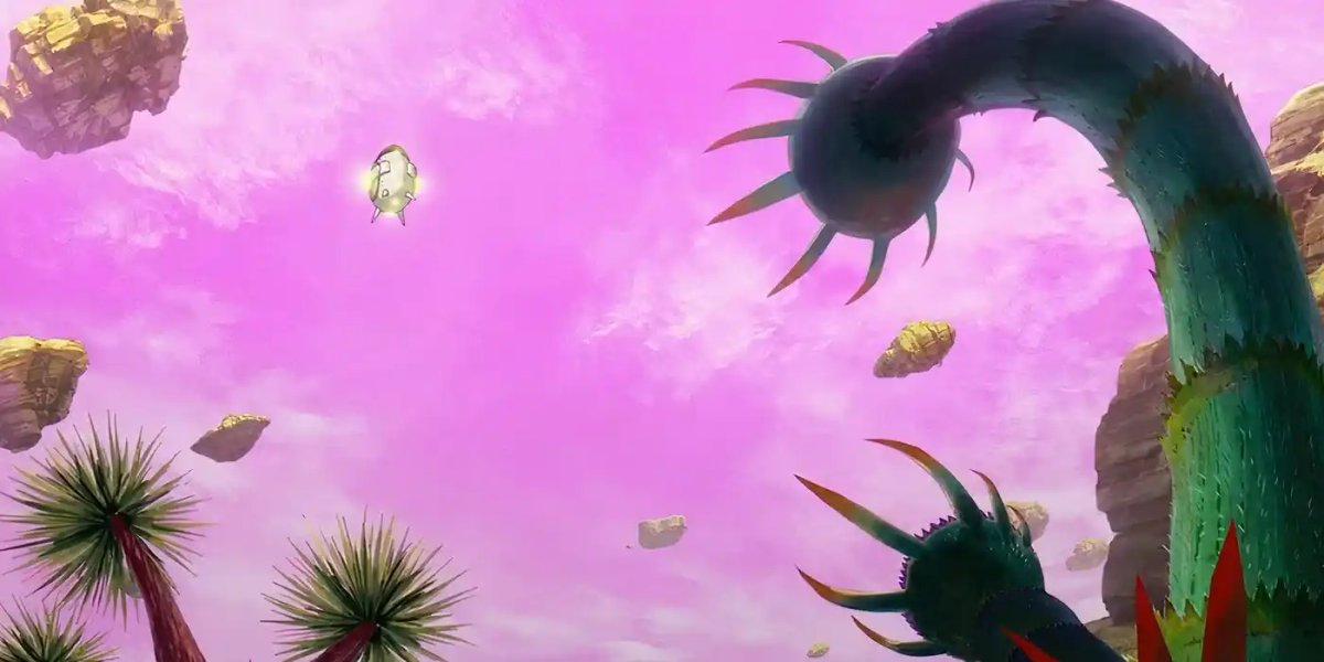 Il Regno dei Demoni mostrato nel terzo episodio di Dragon Ball Daima.