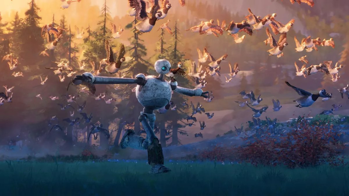 Una scena dal film, Il robot selvaggio