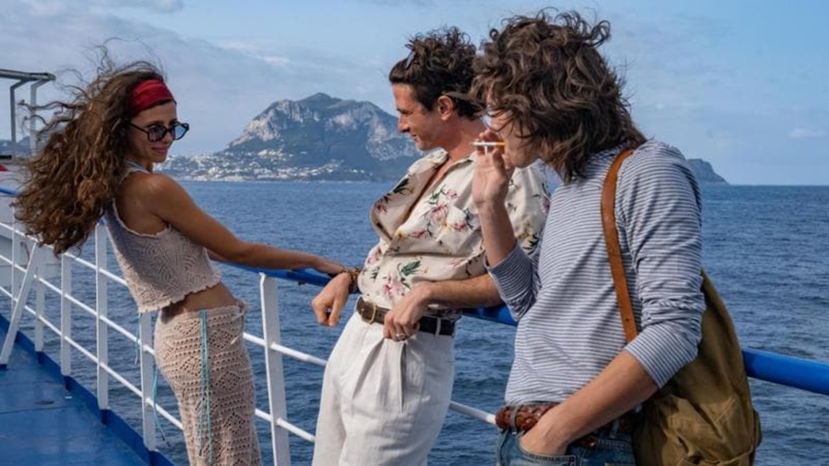 Celeste Dalla Porta, Daniele Rienzo e Dario Aita in Parthenope