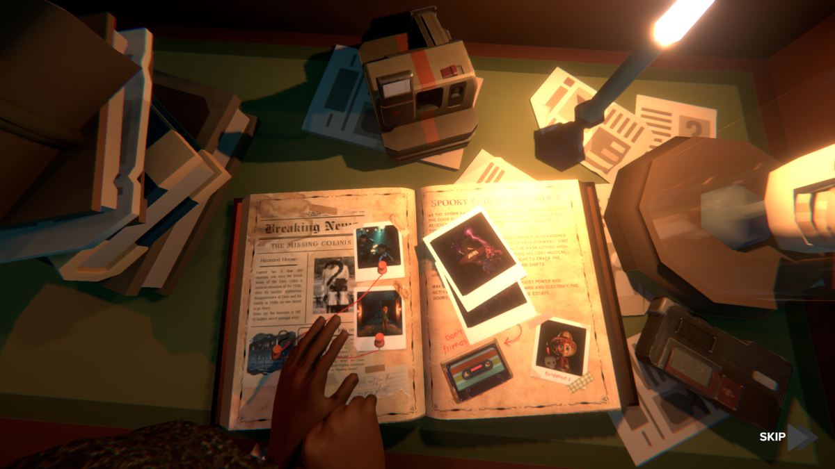cutscene introduttiva di Shadows Are Alive, che appare ogni volta che viene avviato il gioco
