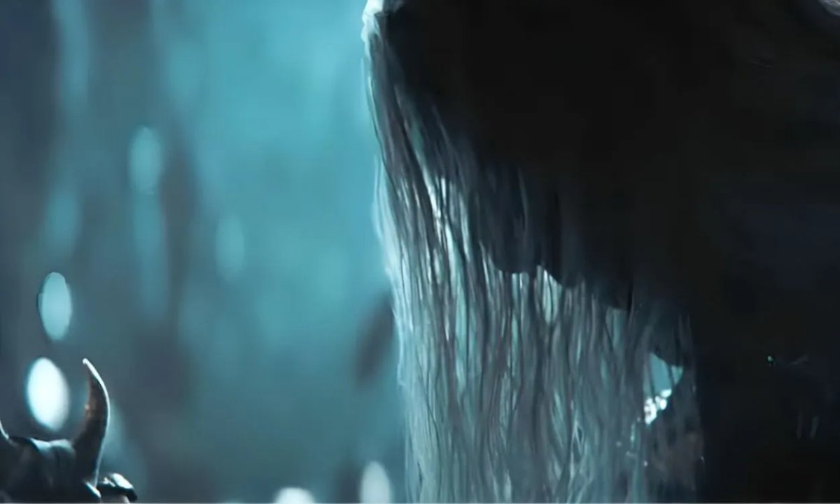Knull in una scena dal trailer del film, Venom: The Last Dance.