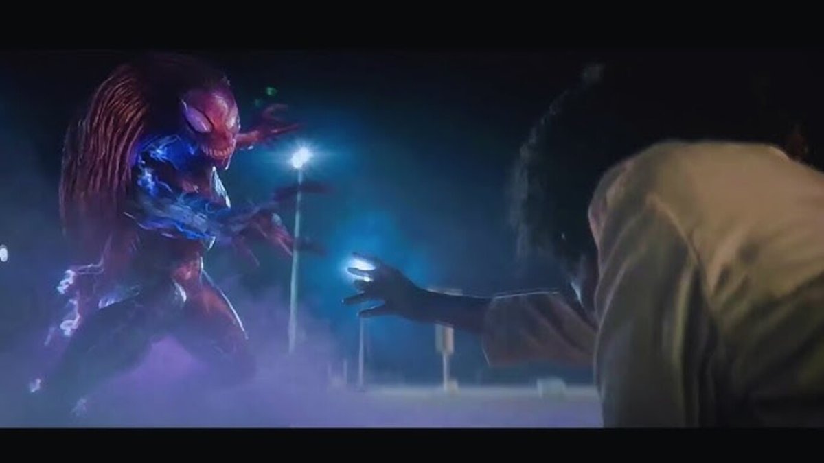Agony in una scena dal film, Venom: The Last Dance.