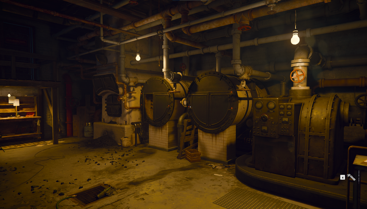 Sala caldaia da cui inizia l'easter egg del rifugio nella campagna di Call of Duty Black Ops 6