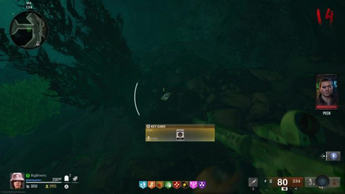 Location del tesserino droppato dopo la boss fight con Nathan