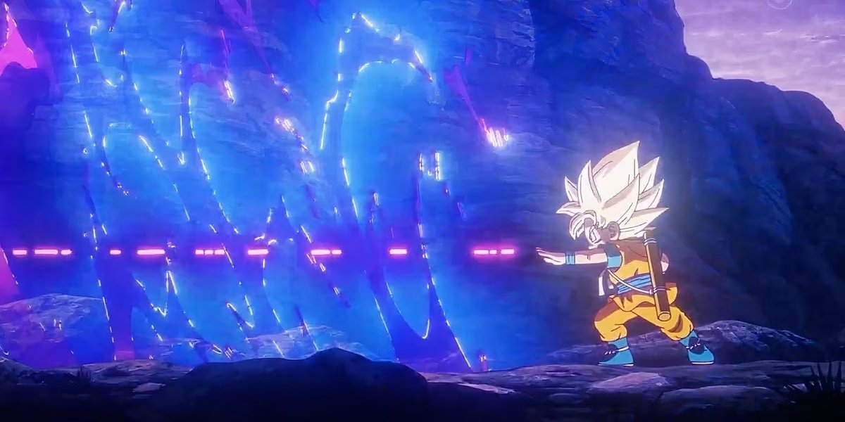 Una scena dal sesto episodio della serie, Dragon Ball Daima.