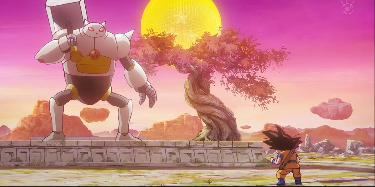 Una scena dal settimo episodio di Dragon Ball DAIMA.