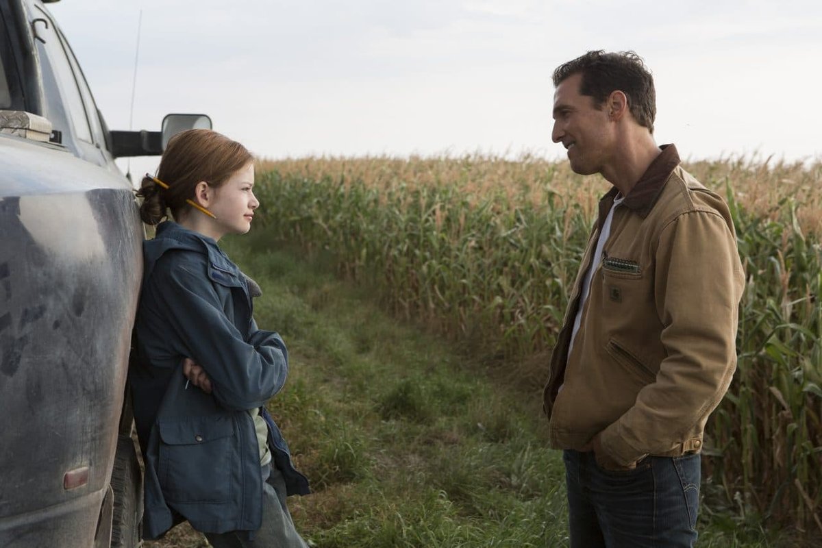 Una scena dal film, Interstellar.
