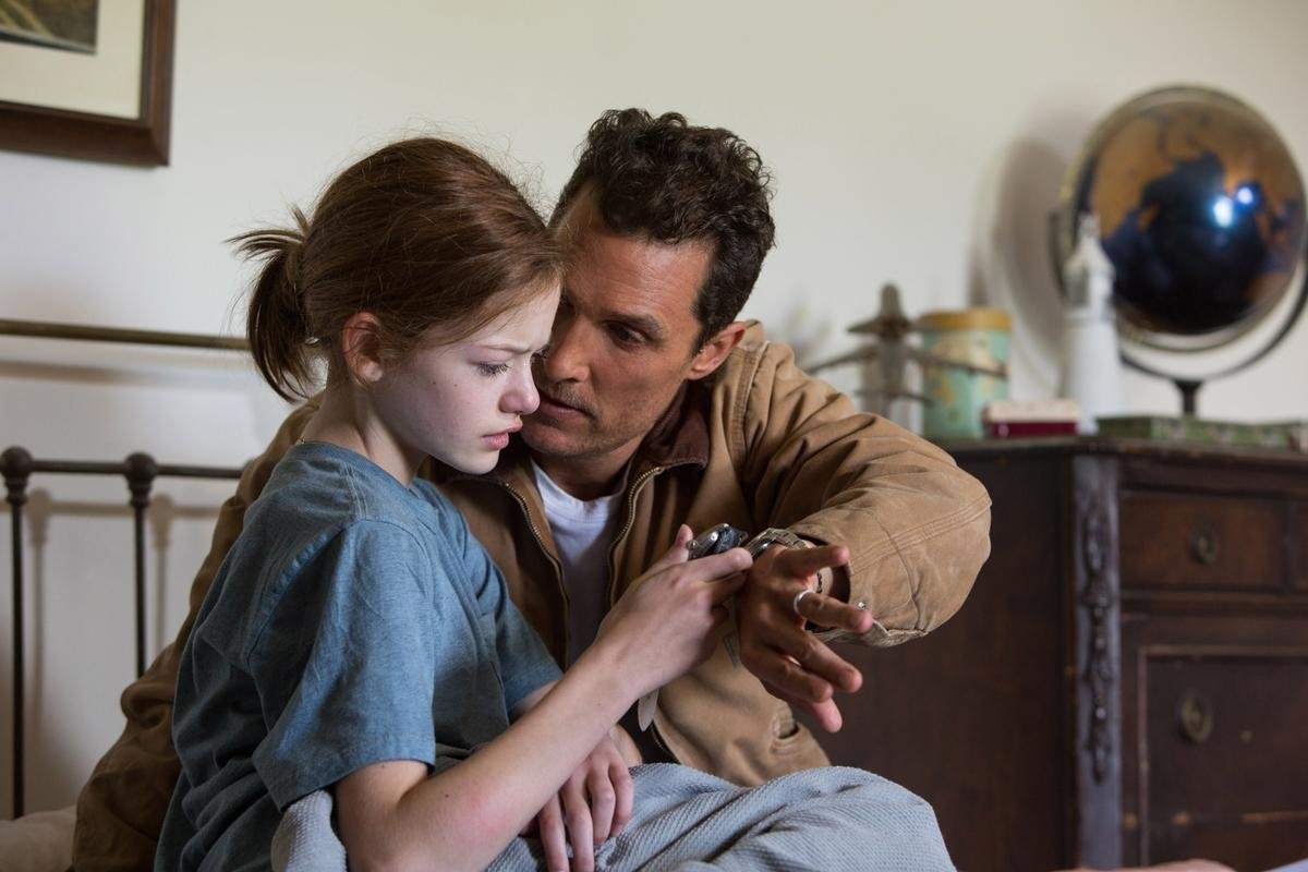 Una scena dal film, Interstellar.