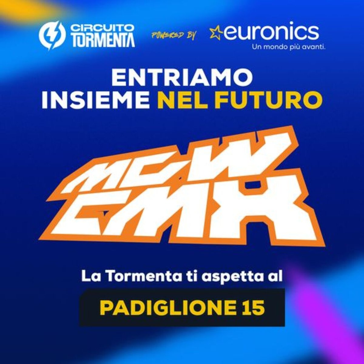 Evento gaming Circuito Tormenta supportato da Euronics, Padiglione 15.