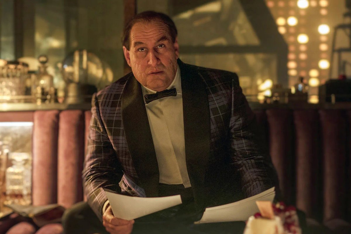 Una scena dalla serie tv spin-off, The Penguin.