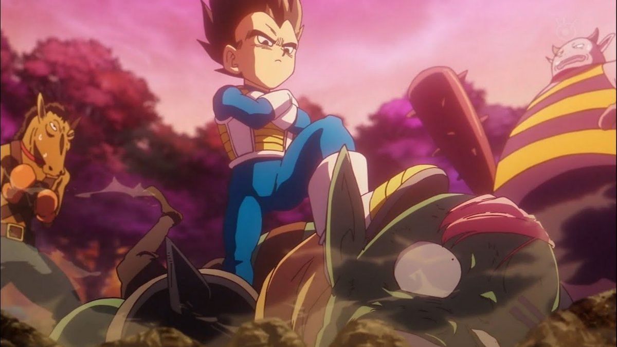 Vegeta nell'episodio 9 di Dragon Ball DAIMA.