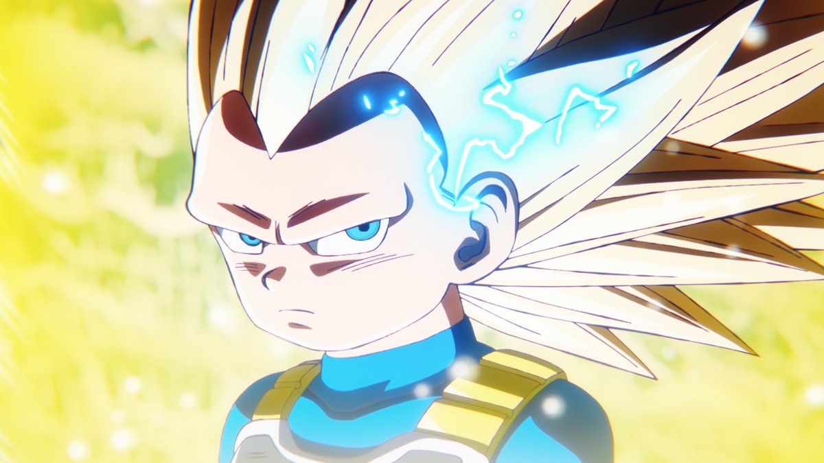 Dragon Ball Daima 1×12, Recensione: Vegeta non ha più niente da invidiare a Goku Vegeta Super Saiyan 3 in una scena di Dragon Ball Daima 1x12.