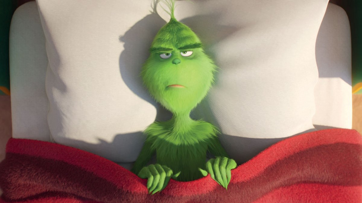Una scena dal film animato, Il Grinch