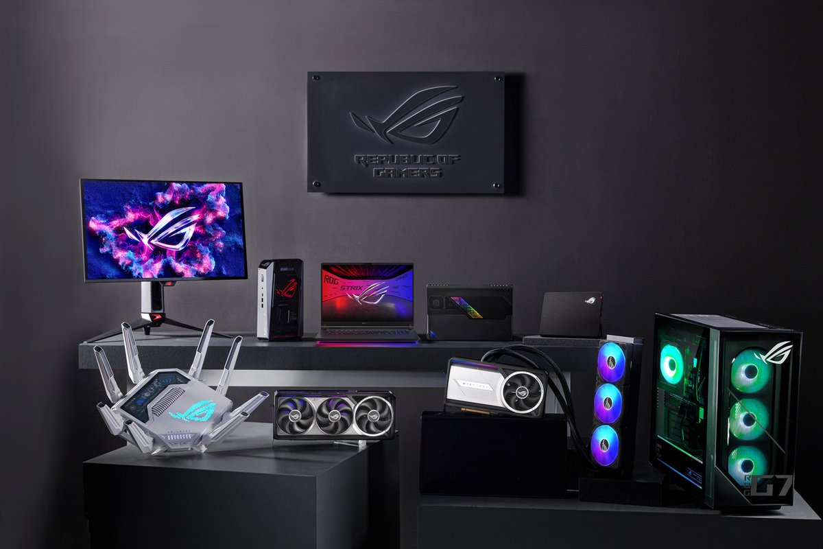 ASUS ROG al CES 2025: schede grafiche, laptop e monitor di nuova generazione in arrivo LINEUP ASUS ROG AL CES 2025