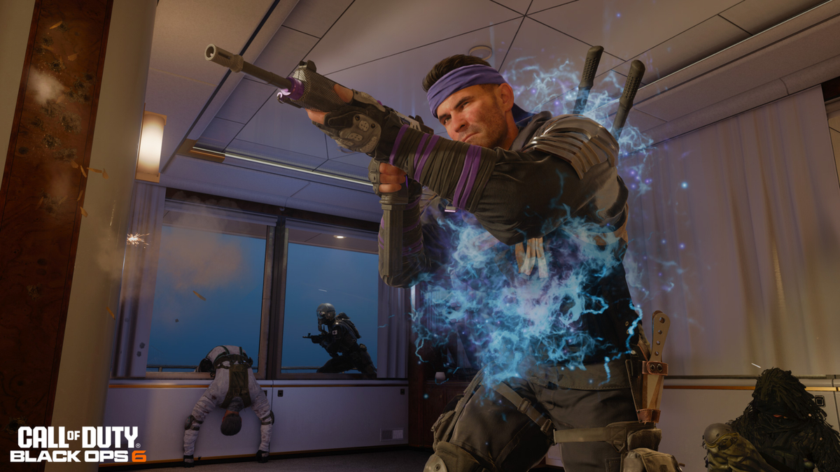 Operatore in stato di Overdrive su Call of Duty: Black Ops 6.