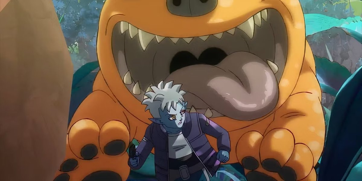 Una scena dall'episodio 13 di Dragon Ball DAIMA.