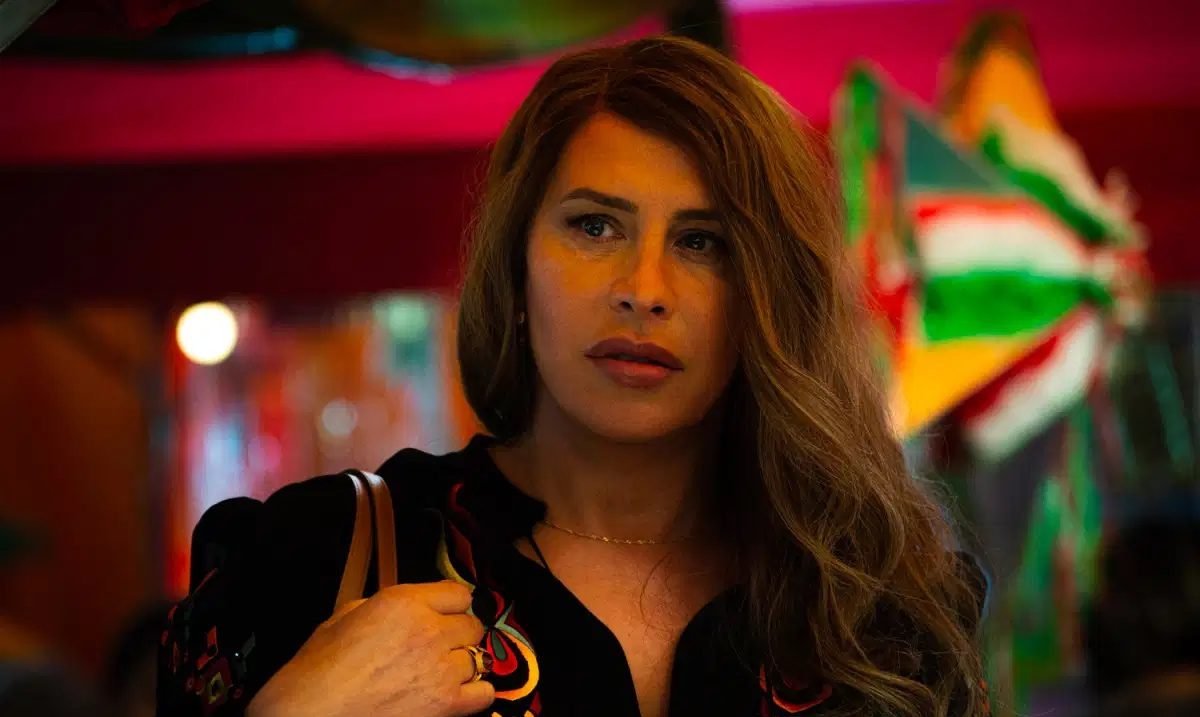 Karla Sofía Gascón in una scena di Emilia Peréz