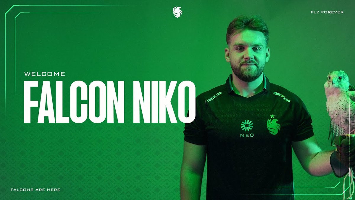 Falcons rivoluzionano il roster di Counter-Strike 2 con acquisti storici NiKo debutta ai Falcons.