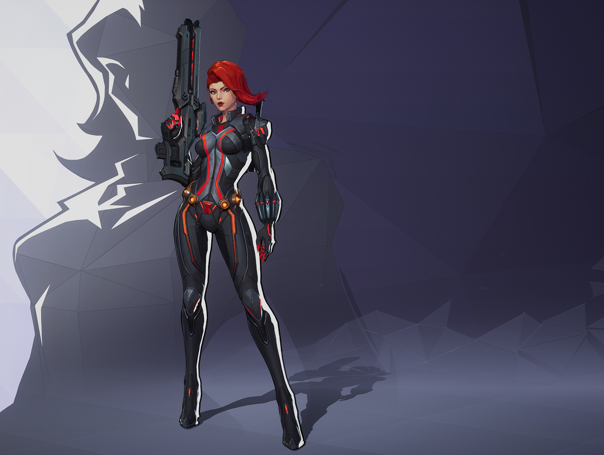 Sprite del personaggio Black Widow su Marvel Rivals.