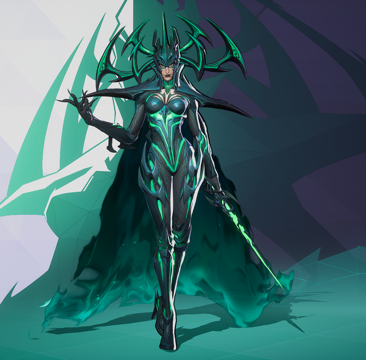 Sprite del personaggio Hela su Marvel Rivals