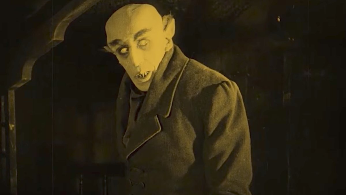 Nosferatu film del 1922 - il conte Orlok il vampiro, il Non Morto.