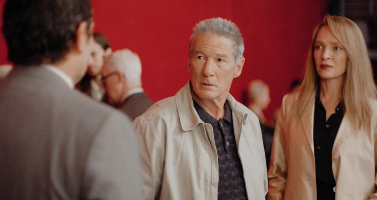 Richard Gere e Uma Thurman in una scena di Oh, Canada.