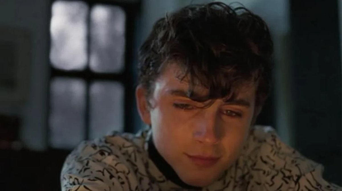Timothée Chalamet in Call me by your name.