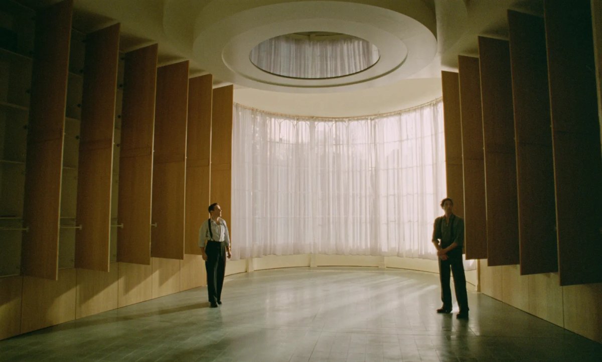Adrien Brody in The Brutalist.