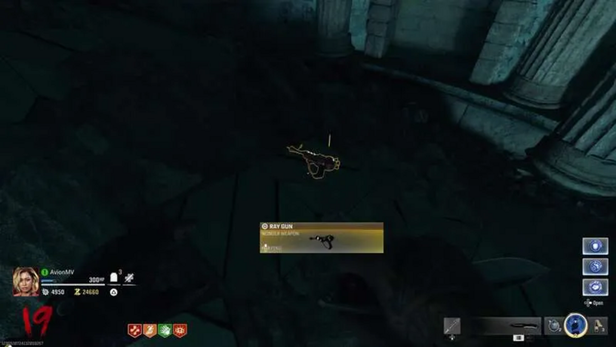 Drop Ray Gun da pietra antica su Black Ops 6 - Zombie.