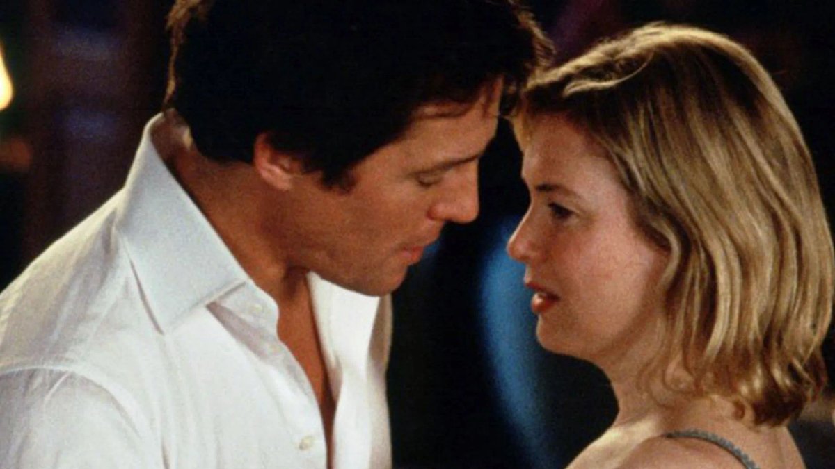 Una scena dalla saga di Bridget Jones.