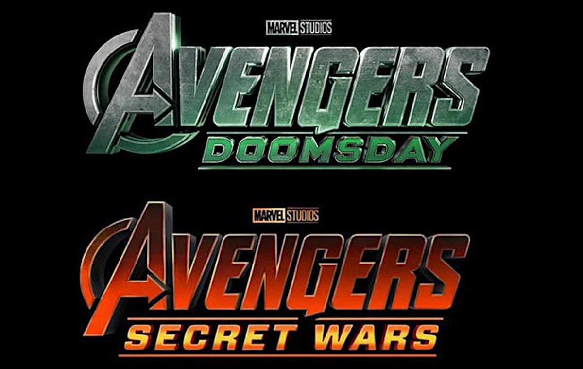 I loghi ufficiali di Avengers: Doomsday e Secret Wars.