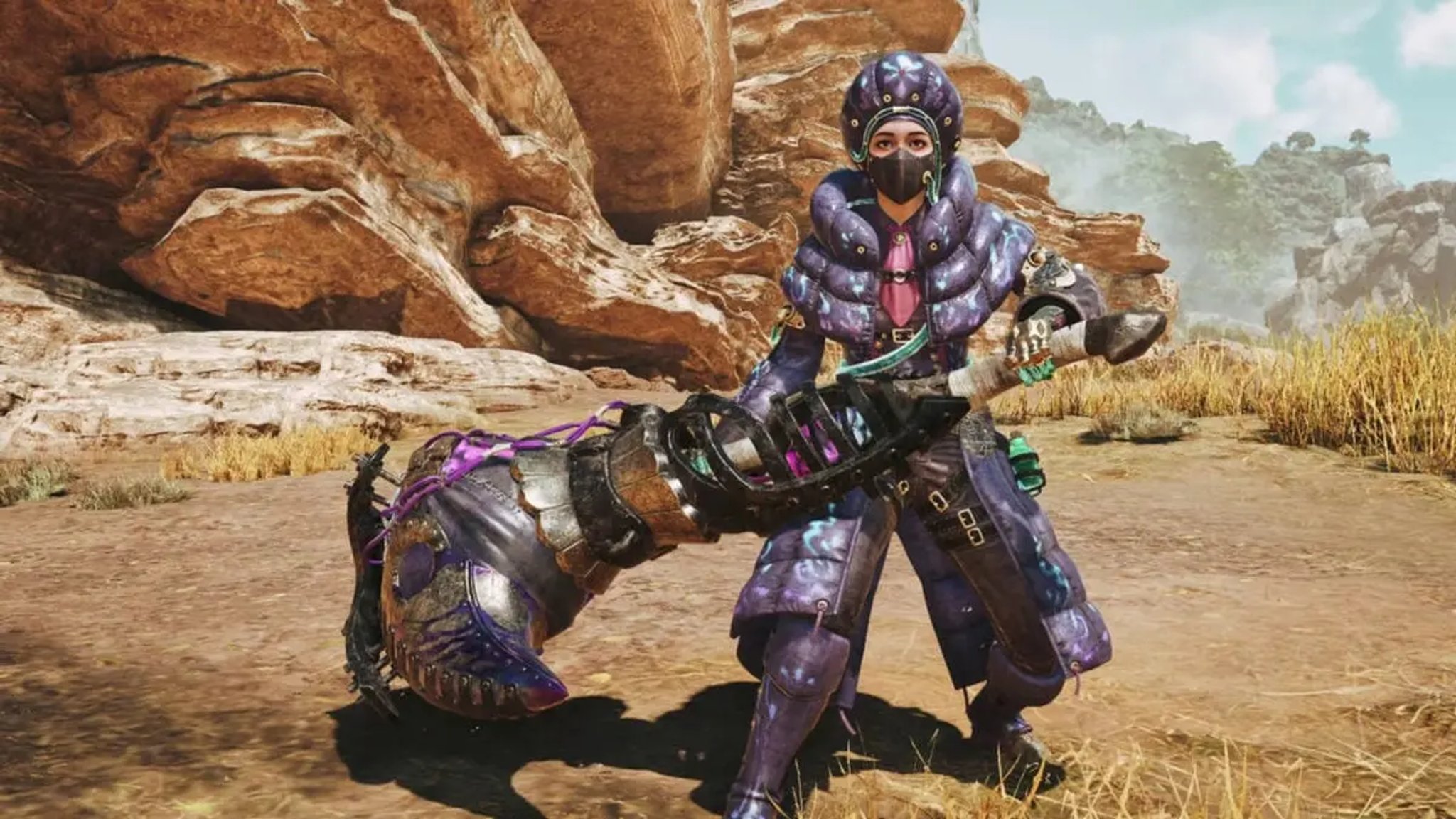 Uno dei tanti martelli di Monster Hunter Wilds.