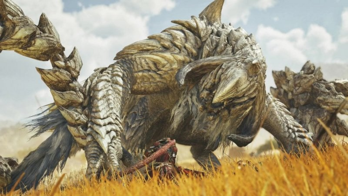 Scena di caccia su Monster Hunter Wilds