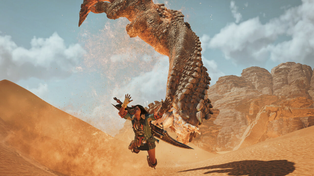 Scena della beta di Monster Hunter Wilds