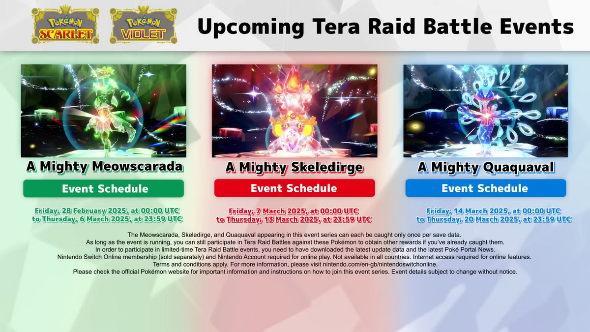 Tera-Raid su Pokemon Scarlatto/Violetto