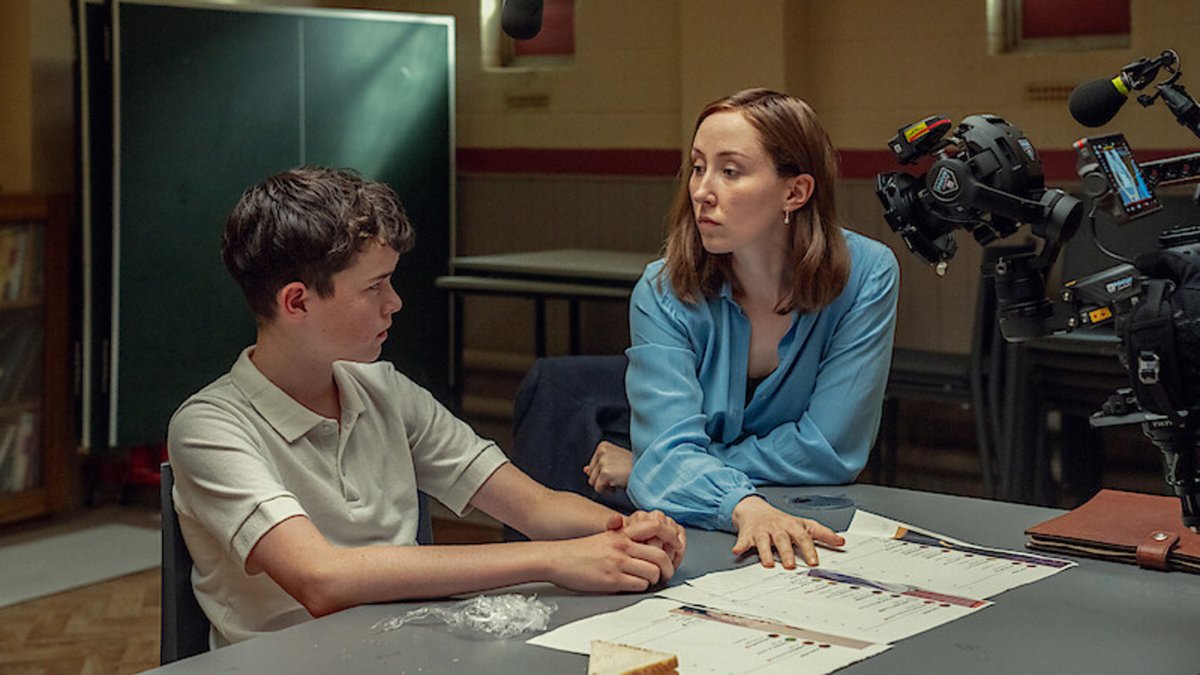Una scena dalla serie tv, Adolescence.