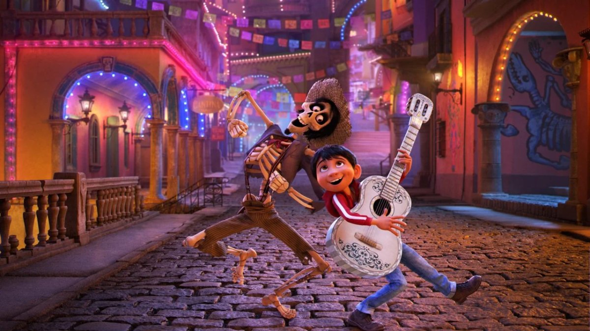 Héctor e Miguel in una scena di Coco (2021)