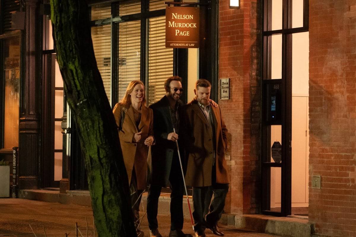 Una scena dal primo episodio di Daredevil Rinascita.