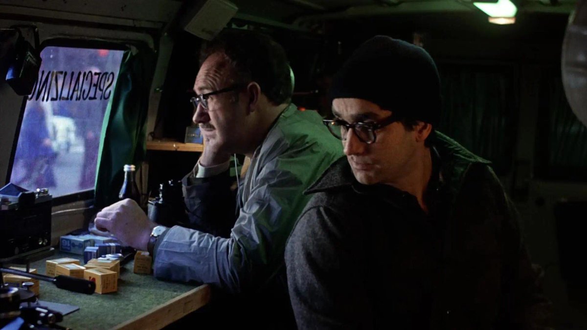 Una scena dal film, La Conversazione.