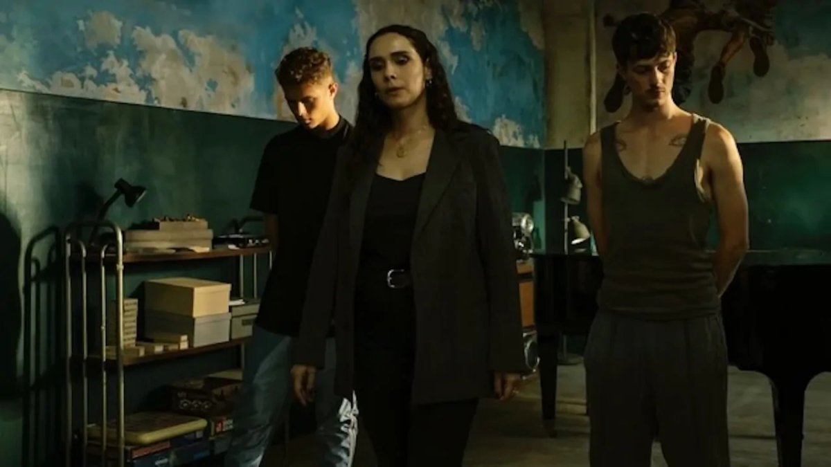 Alfonso Capuozzo, Lucrezia Guidone e Francesco Luciani in Mare fuori 5.
