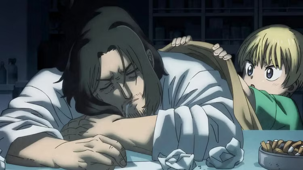 Shin e Asakura nel flashback sul passato di Shin in Sakamoto Days.