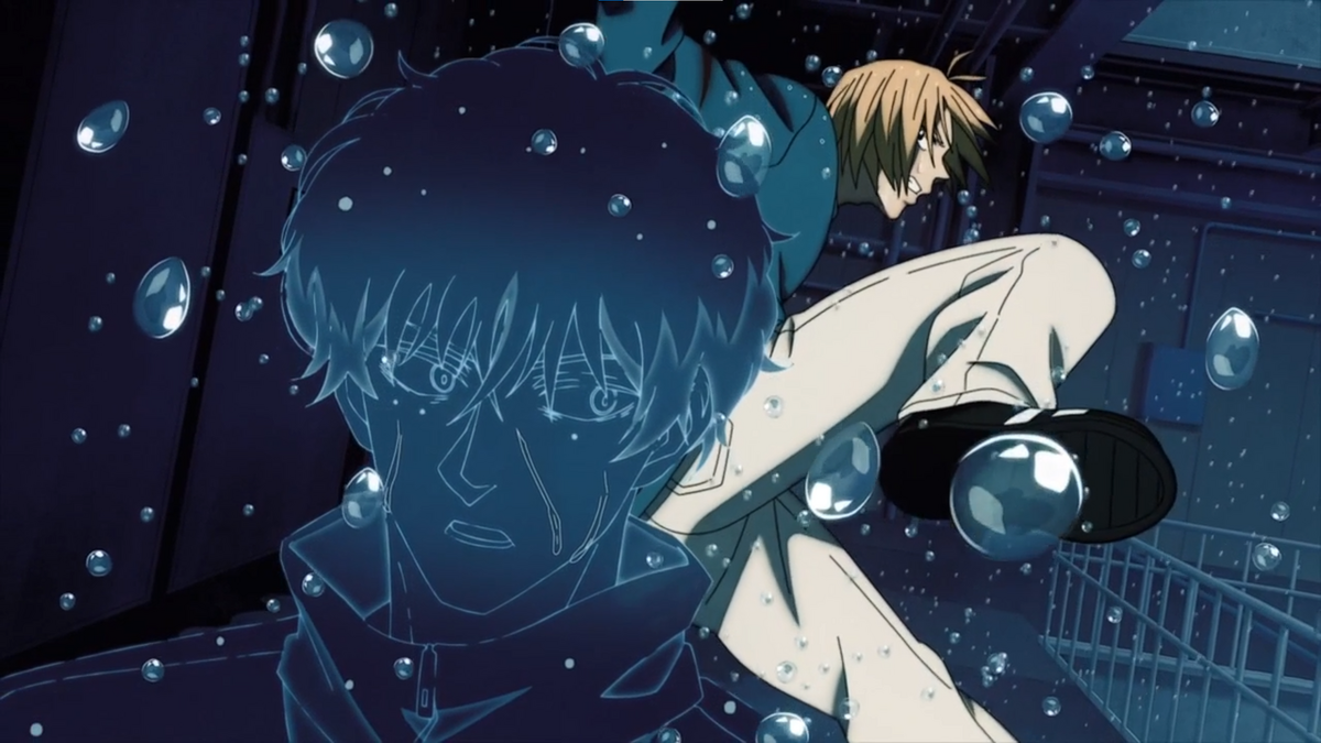 Shin contro Seba nella loro sfida in Sakamoto Days.