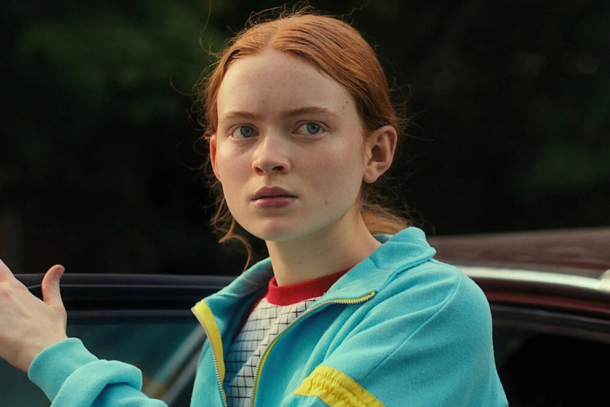 Sadie Sink in Stranger Things.