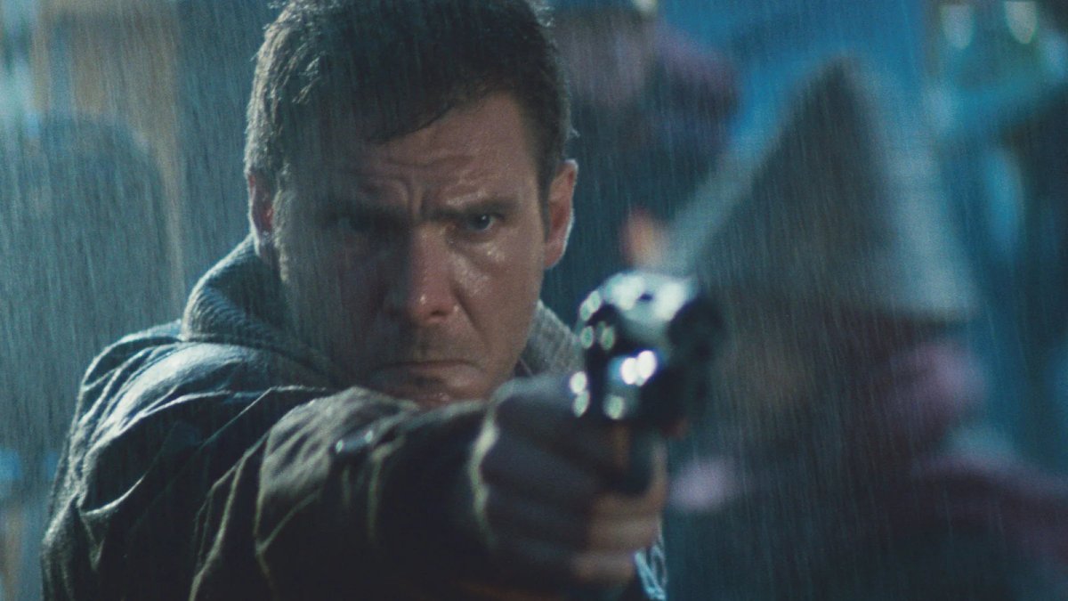 Una scena da Blade Runner.