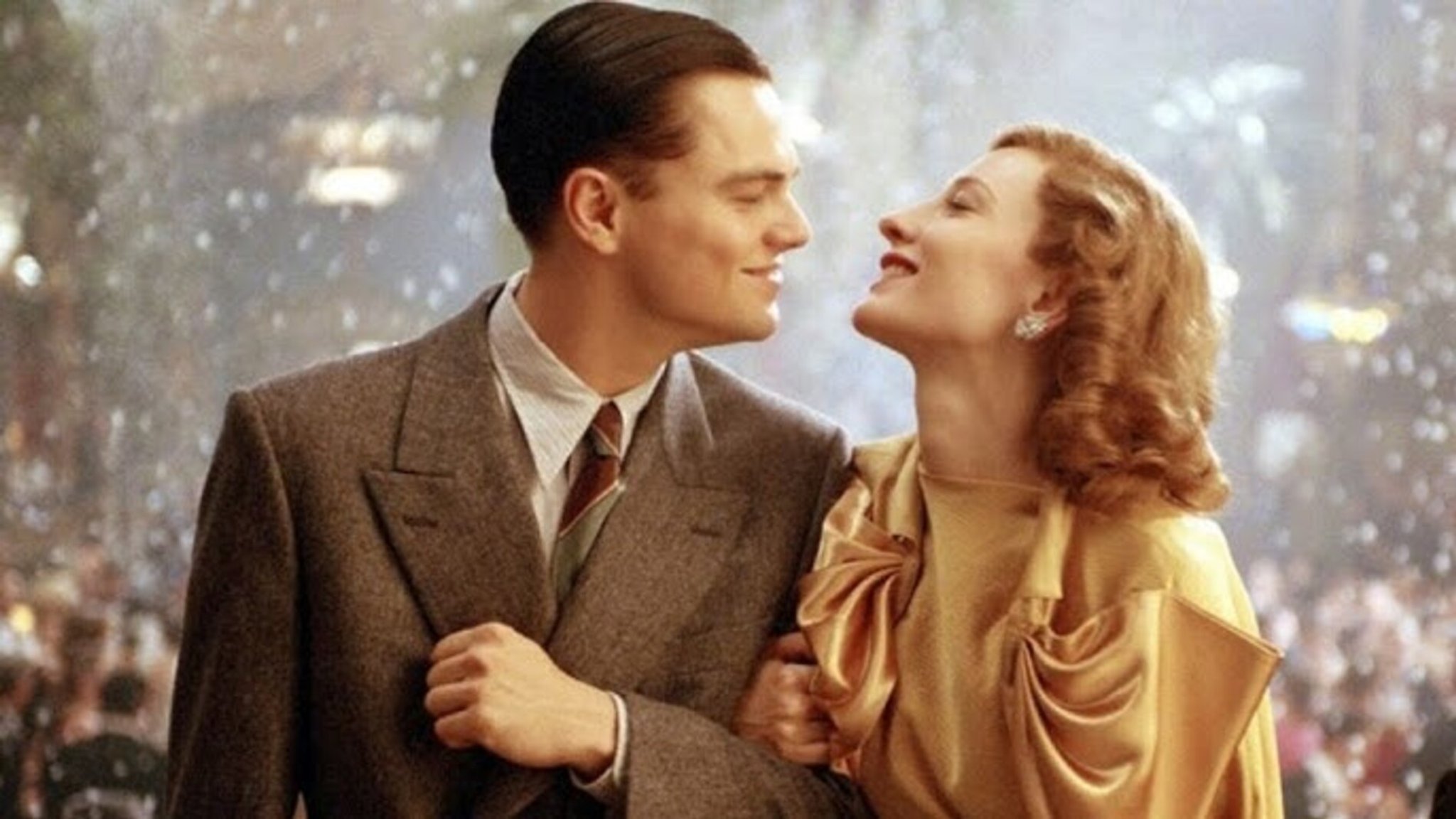 Leonardo Di Caprio e Cate Blanchett in una scena di The Aviator.