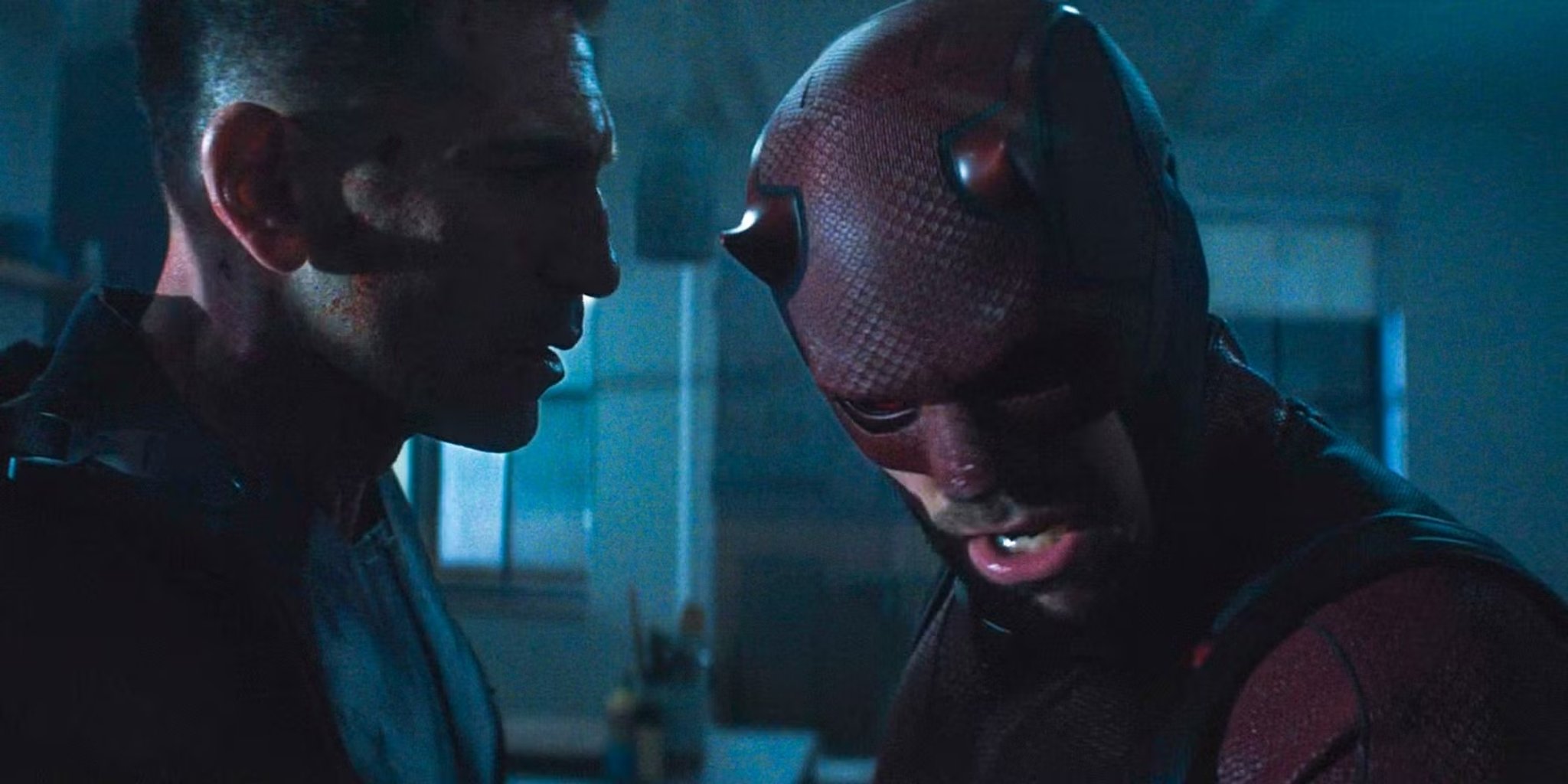 Una scena dal finale di Daredevil Rinascita.